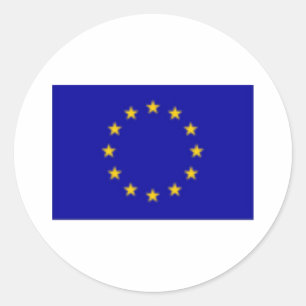EU Flag Classic Round Sticker