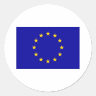 EU Flag Classic Round Sticker