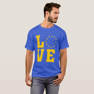 EU Flag, European Union, LOVE T-Shirt
