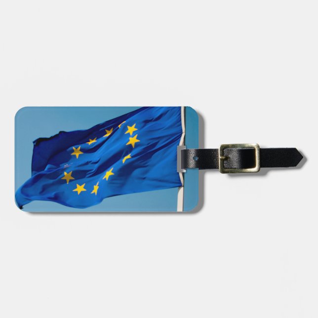 EU flag Luggage Tag (Front Horizontal)