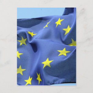 eu flag postcard