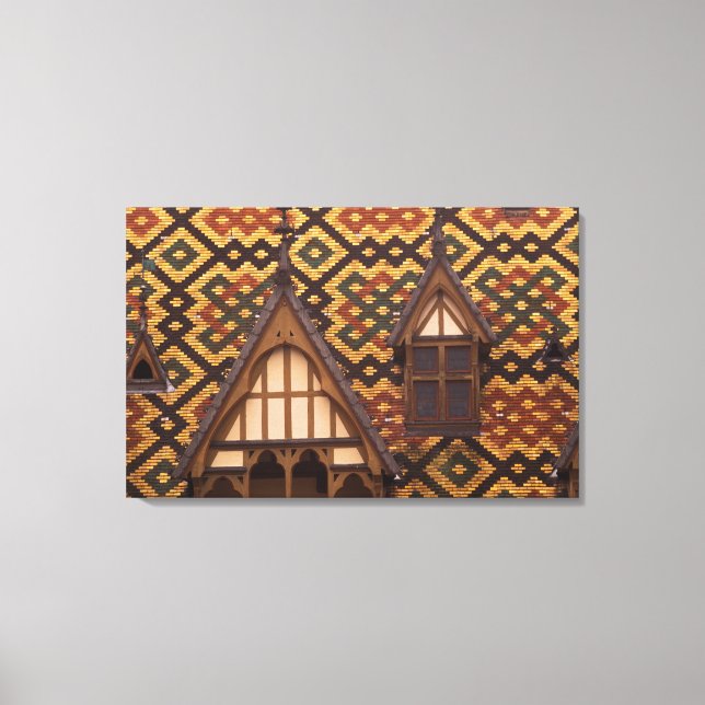 EU, France, Burgundy, Cote d'Or, Beaune. Tiled Canvas Print (Front)