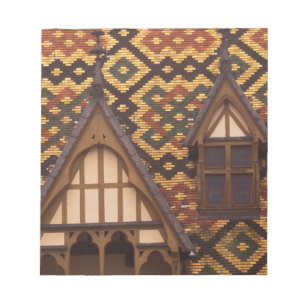 EU, France, Burgundy, Cote d'Or, Beaune. Tiled Notepad