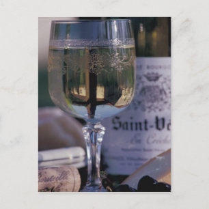 EU, France, Chablis, Local wine Postcard