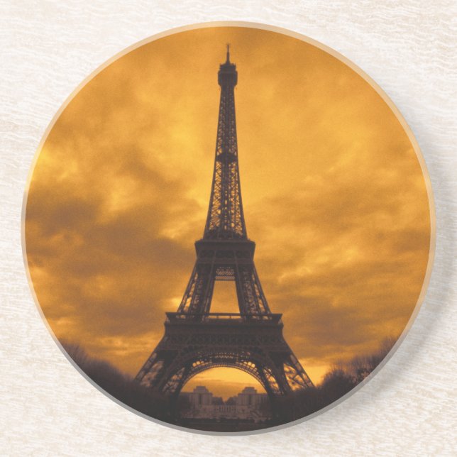 EU, France, Paris.  Eiffel Tower. Coaster (Front)