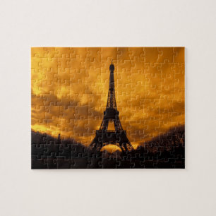 EU, France, Paris.  Eiffel Tower. Jigsaw Puzzle