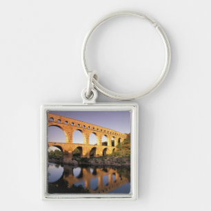 EU, France, Provence, Gard, Pont du Gard. Keychain