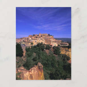 EU, France, Provence, Vaucluse, Rousillon. Postcard