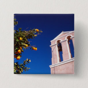 EU, Greece. Greek Orthodox church 2 Inch Square Button