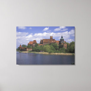 EU, Poland, Pomerania, Malbork. Europe's Canvas Print