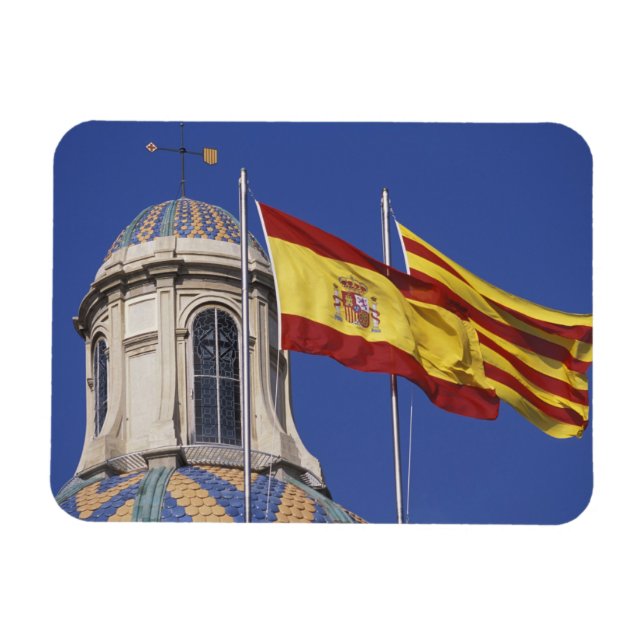 EU, Spain, Catalonia, Palau de la Generalitat. Magnet (Horizontal)