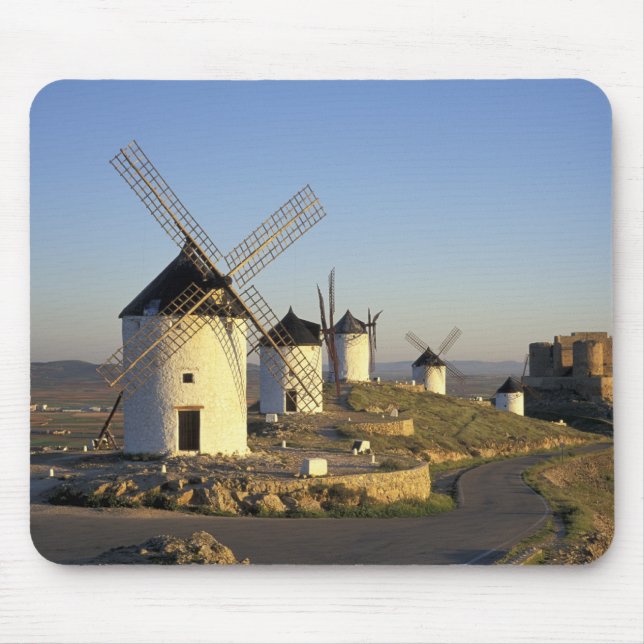 EU, Spain, La Mancha, Consuegra. Windmills and Mouse Pad (Front)