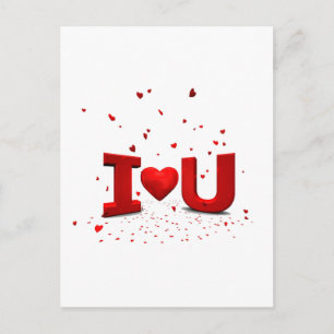 Eu te amo - I love you Postcard