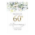 Eucalyptus 60e anniversaire Mariage Affiche de bie