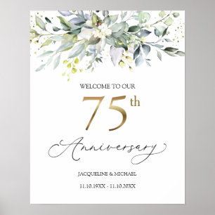 Eucalyptus 75e anniversaire Mariage Affiche de bie