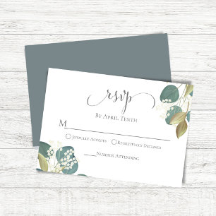 Eucalyptus and Gold Elegant Foliage Greenery rsvp