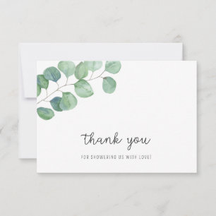 Eucalyptus - baby shower merci