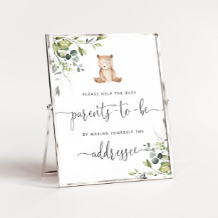 Eucalyptus bear help the busy parents to be poster
