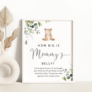 Eucalyptus bear how big is mommy's belly game poster