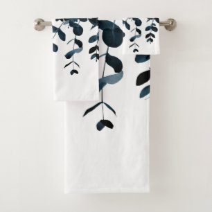 Eucalyptus Blue Delight #1 #foliage #decor #art Bath Towel Set