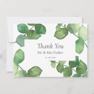 Eucalyptus Boho Merci Mariage verdoyant