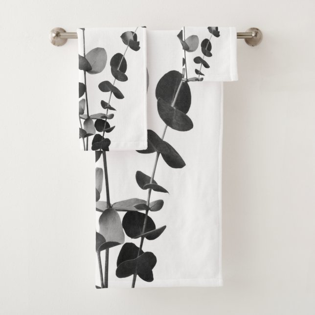 Eucalyptus Branch Dream #2 #foliage #decor #art Bath Towel Set (Insitu)