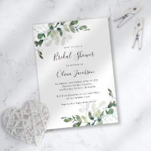 Eucalyptus Bridal Shower Invitation