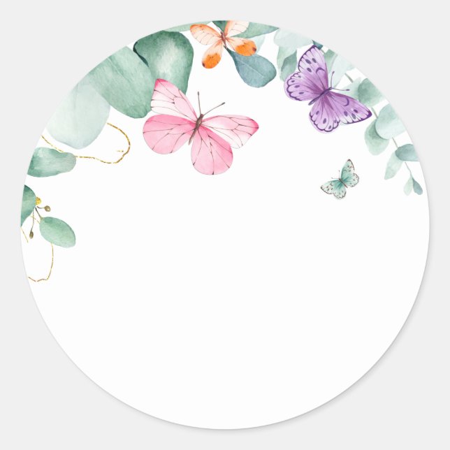 Eucalyptus Butterfly Garden Mimosa Bar Labels  (Front)