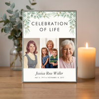 Eucalyptus Celebration of Life 3 Photo Welcome
