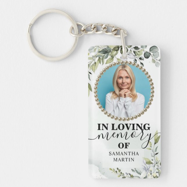 Eucalyptus Celebration of life Gift Keychain (Front)