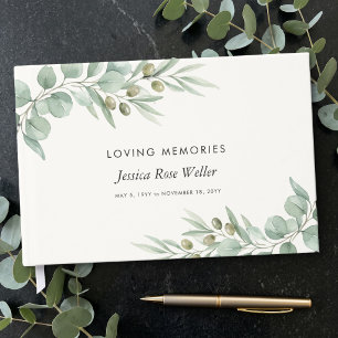 Eucalyptus Celebration of Life Guest Book