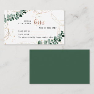 Eucalyptus    Combien de baisers Mariage carte de 