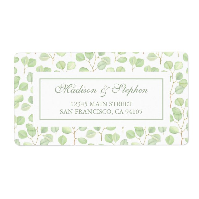 Eucalyptus Dollar Argent & Branches - Mariage (Devant)