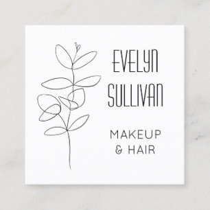 Eucalyptus drawing business card