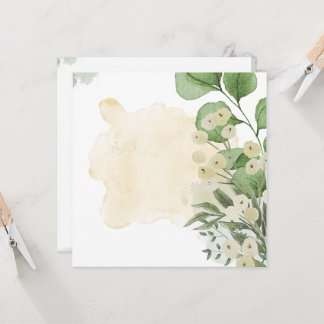 Eucalyptus Elegant Wedding Invitation