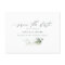 Eucalyptus elegant wedding save the date 