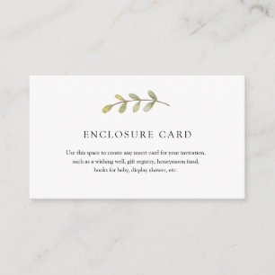 Eucalyptus Enclosure Card
