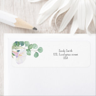 Eucalyptus et fleur de calla - douche de mariée