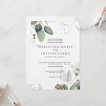 Eucalyptus Faire-part de mariage