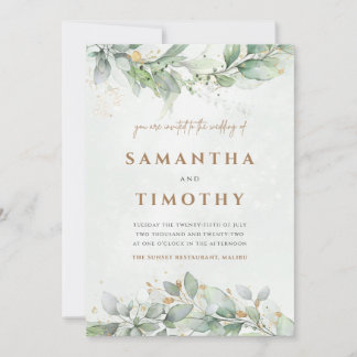 Eucalyptus Faire-part de mariage