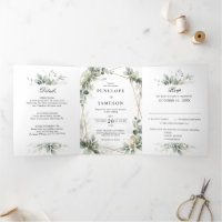 Eucalyptus Faire-part de mariage botanique