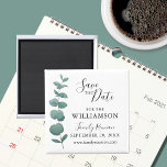 Eucalyptus Family Reunion Save the Date Magnet<br><div class="desc">Let your family know the date for your next Family Reunion with this stylish save the date magnet. It features a simple watercolor eucalyptus sprig with elegant typography. Easily customizable. Use the Design Tool to change the text size, style, or colour. Because we create our artwork you won't find this...</div>