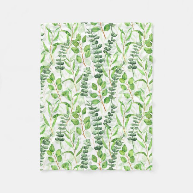 Eucalyptus Fleece Blanket (Front)