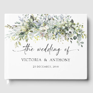 Eucalyptus Floral Mariage Cérémonie Livre d'or