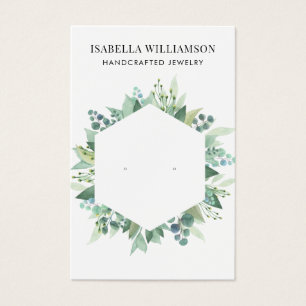 Eucalyptus Foliage Earring Jewellery Display 