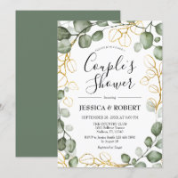 Eucalyptus Foliage Wreath Couples Shower
