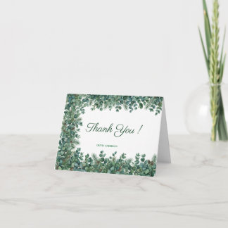 Eucalyptus Frame Thank You Card