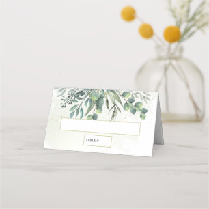 Eucalyptus Garden Wedding Place Card