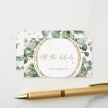 Eucalyptus gold glitter Code 02_b all the details
