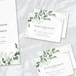 Eucalyptus Gold Wedding RSVP Card<br><div class="desc">From our bestselling Eucalyptus Wedding Collection</div>